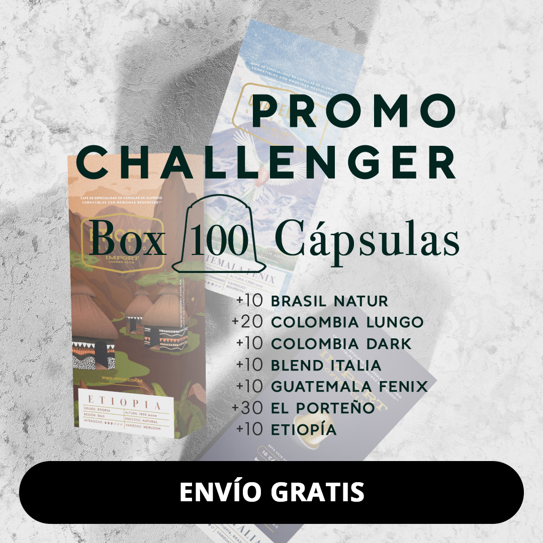 Promo Challenger - Capsulas Compatibles Nespresso - 100 Unidades