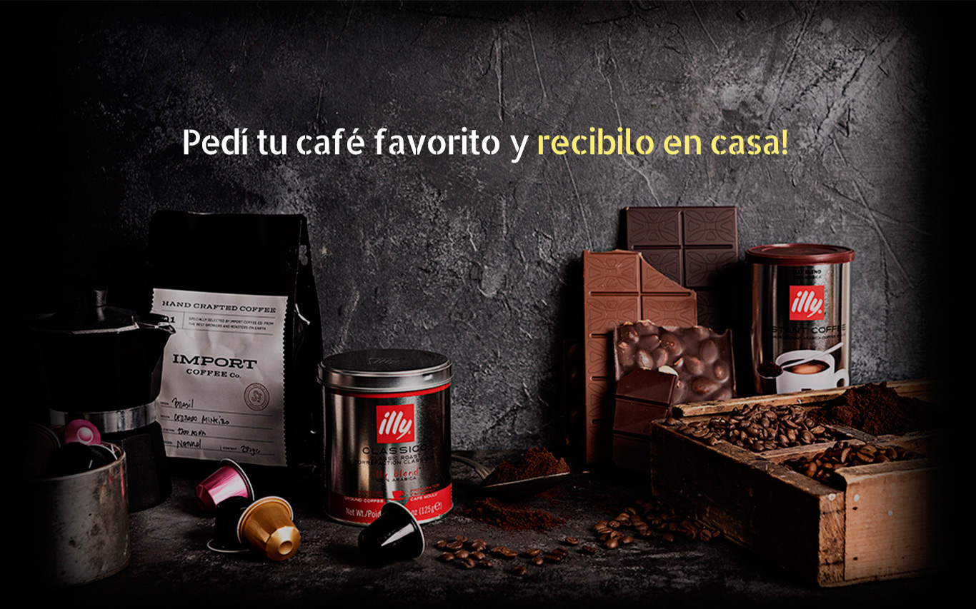 Pedí tu café favorito y recibilo en casa